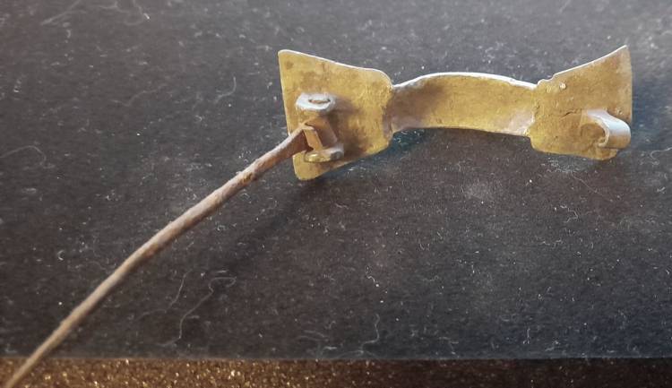 Fibula ´ad Arco´ Altomedievale Merovingia in Argento – VII-VIII sec. d.C. (A012)