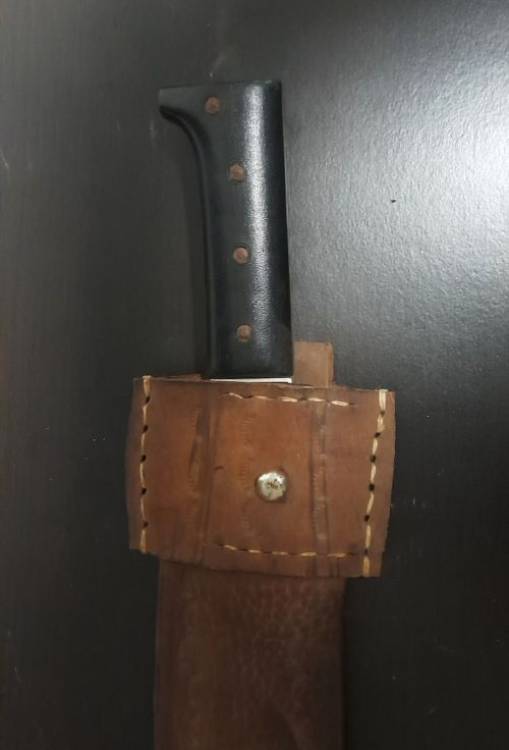 MACHETE ‘CORBETA’ con FODERO. ca. 1960.