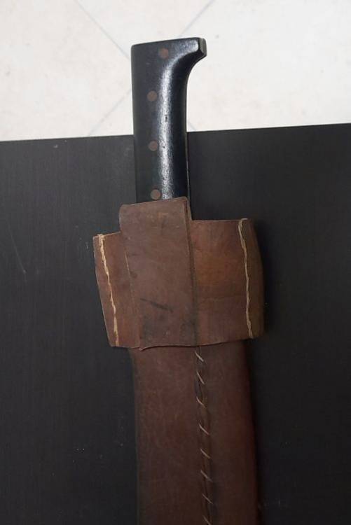 MACHETE ‘CORBETA’ con FODERO. ca. 1960.