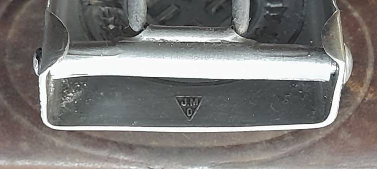 POLIZEI FIBBIA TRUPPA ALLUMINIO.