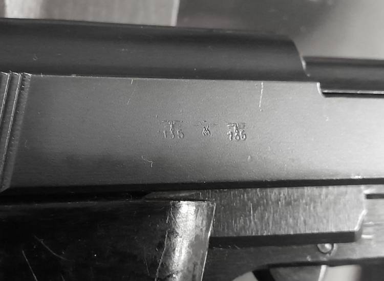 PISTOLA WALTHER P.38 ‘byf 43’ Cal. 9x21.