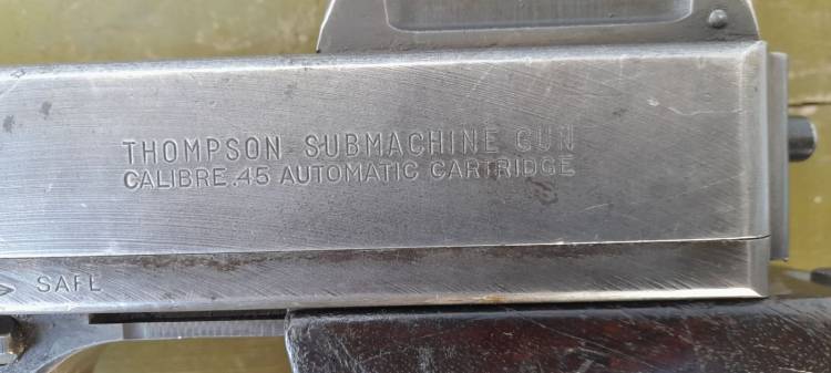 FUCILE MITR. THOMPSON M.1928 A1 + IMP. ANT. + SERBATOIO CIRC,