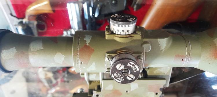 OTTICA PER SVD ‘POSP 8x42’. Mimetica.