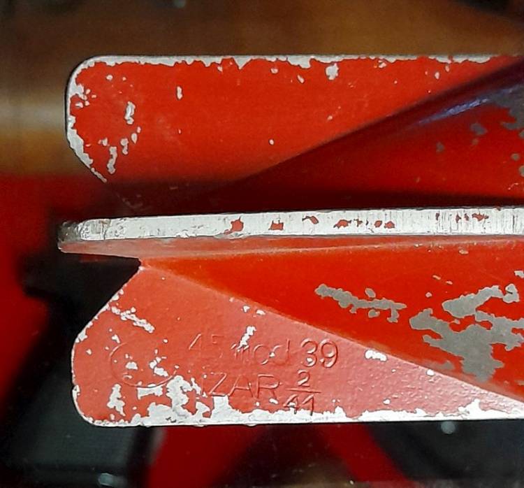 BOMBA ESPLOSIVA ´M.39´ PER MORTAIO BRIXIA M.35.
