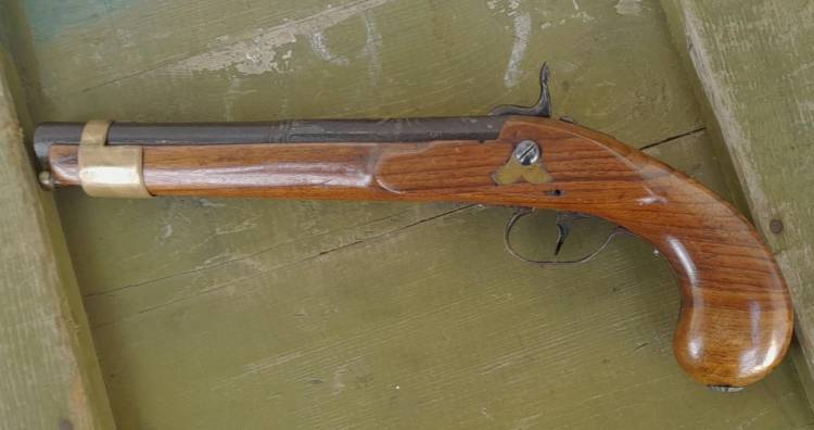 PISTOLA Kentucky a Pietra trasf. Luminello. Canna 3 ordini. īD.DONATSī Sec. XVIII-XIX.
