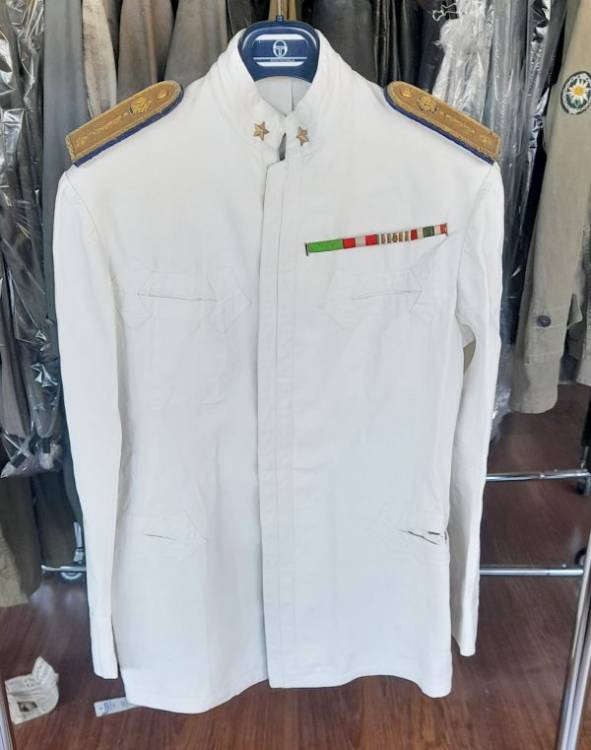 RM UNIFORME Bianca Estiva M.1903 Contrammiraglio Corpo Sanitario.
