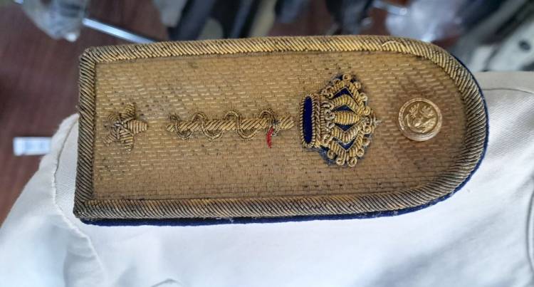 RM UNIFORME Bianca Estiva M.1903 Contrammiraglio Corpo Sanitario.