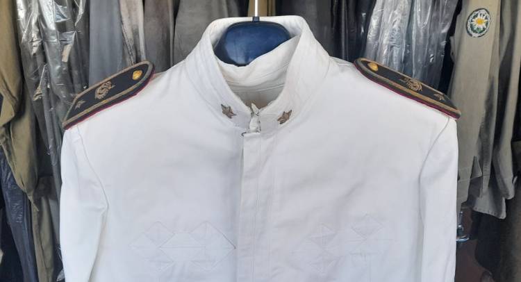 RM UNIFORME Bianca Estiva M.1903 Cap. di Vascello Spec. Genio.