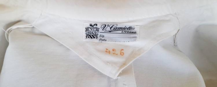 RM UNIFORME Bianca Estiva M.1903 Cap. di Vascello Spec. Genio.