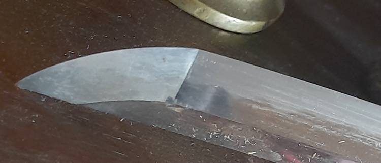 K001 CHĪSAGATANA (Shinto = ´6/700) in tamahagane, Hamon Gunome, MuMei,