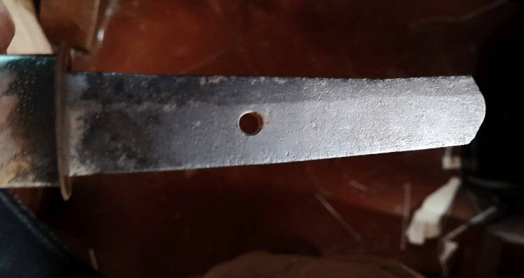 K001 CHĪSAGATANA (Shinto = ´6/700) in tamahagane, Hamon Gunome, MuMei,