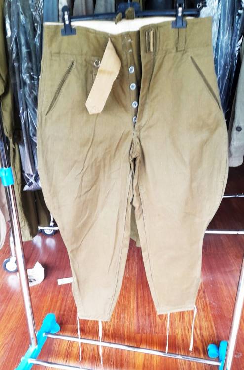 HEER-DAK PANTALONI TRUPPA/UFF. A SBUFFO CTONE VERDE.
