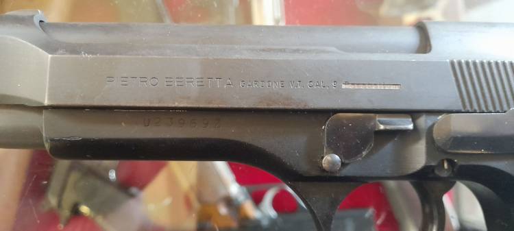 PISTOLA BERETTA M. 92-S Cal. 9x19.