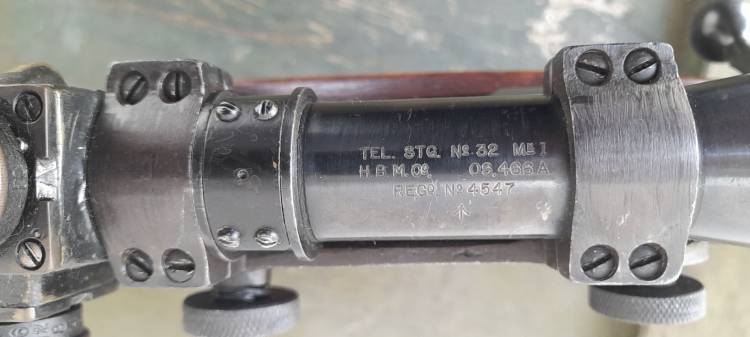 FUCILE ENFIELD SAVAGE N.4 MKI* (T). OTTICA N°32 MkI.