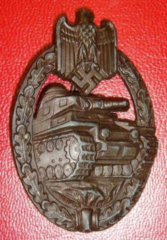 I - MILITARIA STORICA -  - PANZERKAMPFABZEICHEN BRONZO