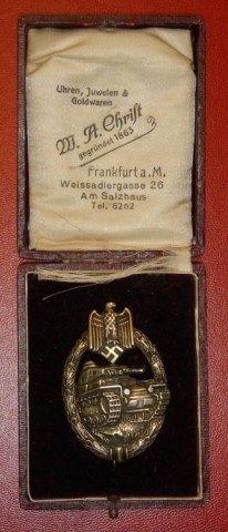 I - MILITARIA STORICA -  - PANZERKAMPFABZEICHEN ARGENTO