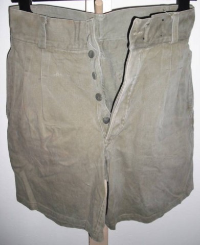 I - MILITARIA STORICA -  - A.I.  PANTALONI CORTI ITALIANI.