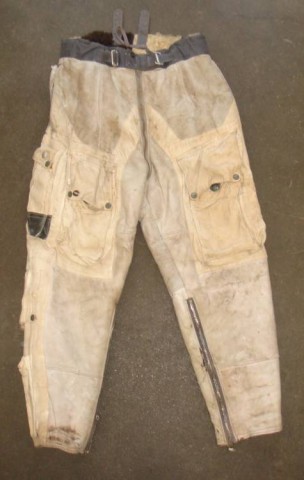 I - MILITARIA STORICA -  - LW PANTALONI PILOTA MONTONE - TELA CHIARI