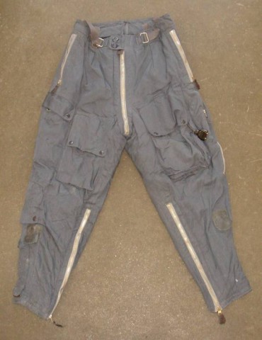 I - MILITARIA STORICA -  - LW PANTALONI PILOTA SINTETICO BLU