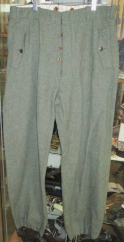 I - MILITARIA STORICA -  - RSI  PANTALONI M.44  LANA TRUPPA/UFF. 