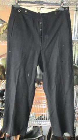 I - MILITARIA STORICA -  - NSDAP-SS   PANTALONI DIRITTI  NERI