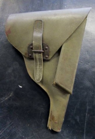 I - MILITARIA STORICA -  - FONDINA PISTOLA  GLISENTI M.1910 � BRIXIA M.1913 CUOIO VERDE