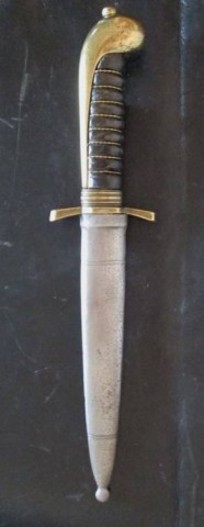 D - ARMI BIANCHE -  - PUGNALE M.V.S.N. M.23 DA UFF. IN BRONZO