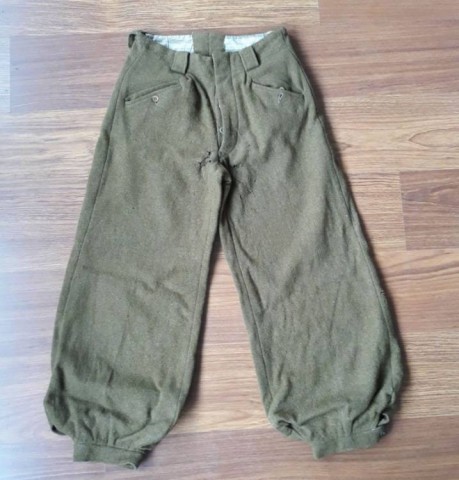 I - MILITARIA STORICA -  - REI	  A.I.  PANTALONI UFF. LUNGHI LANA