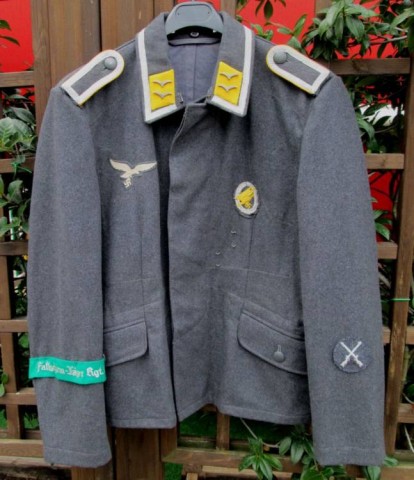 I - MILITARIA STORICA -  - LW-FJ   FLIEGERBLUSE  SOTT.  1� Rgt. FJ