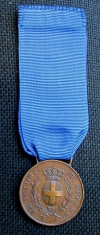 I - MILITARIA STORICA -  - REI   MEDAGLIA AL VALORE BRO. GUERRA ITALO-TURCA 1911