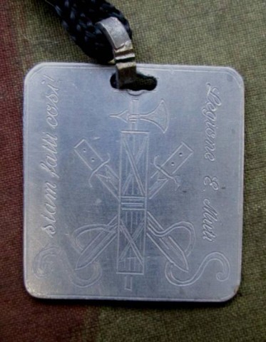 I - MILITARIA STORICA -  - PIASTRINA ALL. DELLA L.A.M. E. MUTI 