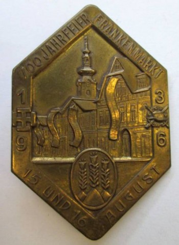 I - MILITARIA STORICA -  - DISTINTIVO  �700 Jahrfeier Franckenmarkt - 1936�