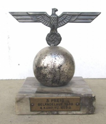 I - MILITARIA STORICA -  - 3� PREMIO MANOVRE PANZER 1939 � REICH ADLER SU GLOBO