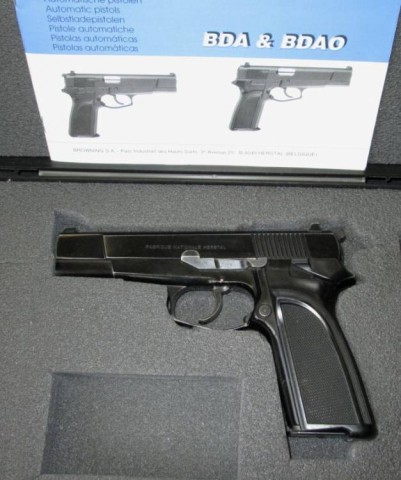 E - ARMI ATTIVE -  - PISTOLA  BROWNING BDA  Cal. 9x21
