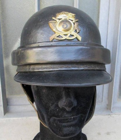 I - MILITARIA STORICA -  - CASCO MOTOCICLISTI  3� Rgt. BERSAGLIERI IN PELLE II GM.
