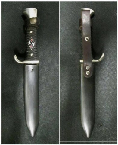 D - ARMI BIANCHE -  - COLTELLO  DJ  1� TIPO C/MOTTO.