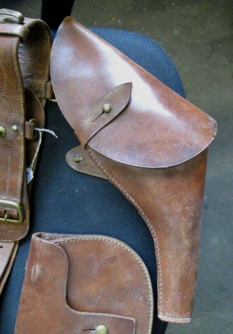 I - MILITARIA STORICA -  - GB 1^GM   FONDINA REVOLVER WEBLEY & SCOTT MK.VI  IN CUOIO.