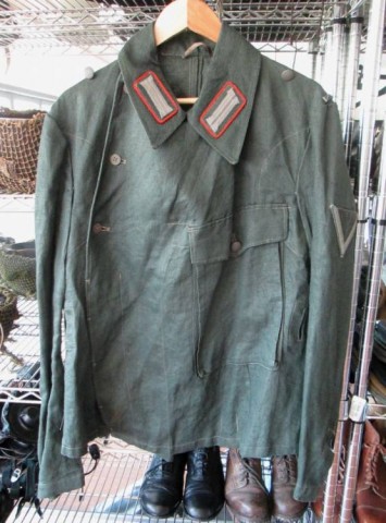 I - MILITARIA STORICA -  - HEER  GIACCHINO  M.43  SEMOVENTI  IN DRILLICH. 	