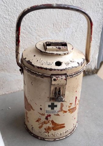 I - MILITARIA STORICA -  - ML.EQ. 3325  RK-HJ SALVADANAIO IN METALLO �GAU  STEIERMARK�.