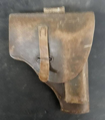 I - MILITARIA STORICA -  - REI  FONDINA PISTOLA  BERETTA M.34 CUOIO VERDE (1)