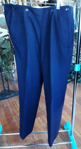 I - MILITARIA STORICA -  - KM	PANTALONI DA SERVIZIO UFF. LANA BLU.
