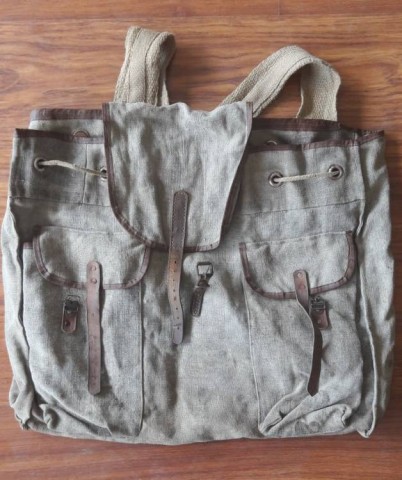 I - MILITARIA STORICA -  - ZAINO SA-GJ  SABBIA .