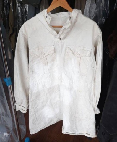 I - MILITARIA STORICA -  - SS-SJ	ANORAK  DUE TASCHE BIANCO.