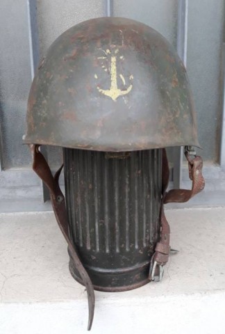 I - MILITARIA STORICA -  - ELMETTO  M/RSI  M.33 AEROFONISTA .