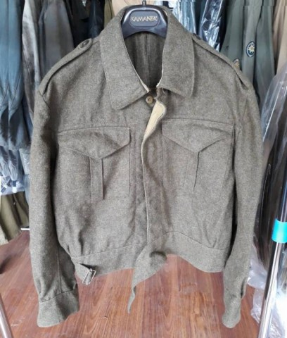 I - MILITARIA STORICA -  - BATTLE DRESS BLOUSES   IN LANA MARRONE  �1942�  