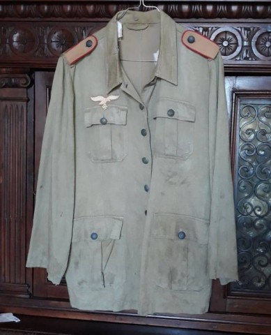 I - MILITARIA STORICA -  - LW-DAK   GIACCA  TROPICALE  M.36  TRUPPA  ART.