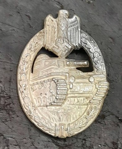 I - MILITARIA STORICA -  - HEER-WSS  DISTINTIVO D�ASSALTO PANZER   ARG. �HA�.