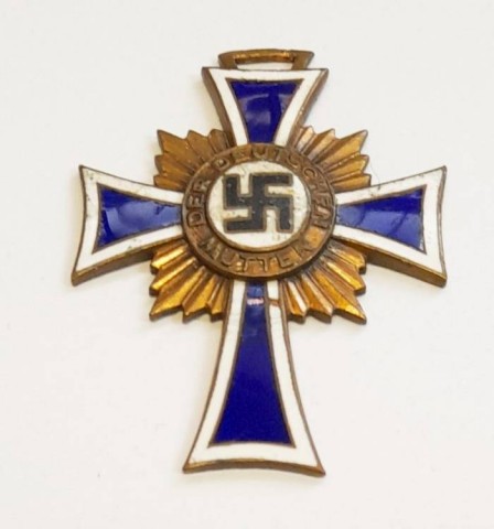 I - MILITARIA STORICA -  - III Reich   CROCE delle MADRI Oro.