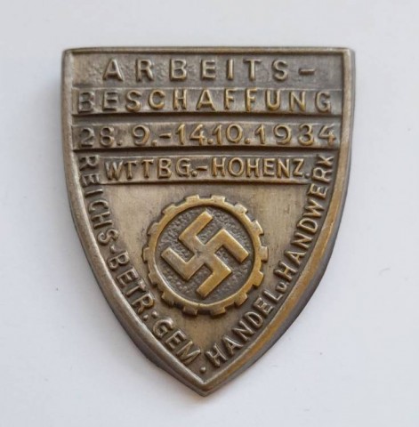 I - MILITARIA STORICA -  - RAD    DISTINTIVO  �Arbaits Beschaffung 1934�.