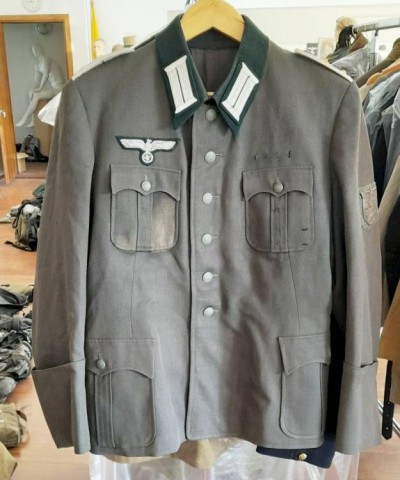 I - MILITARIA STORICA -  - HEER   GIACCA  MOD. 36  UFF.  FANTERIA  �KRIMSHIELD�.